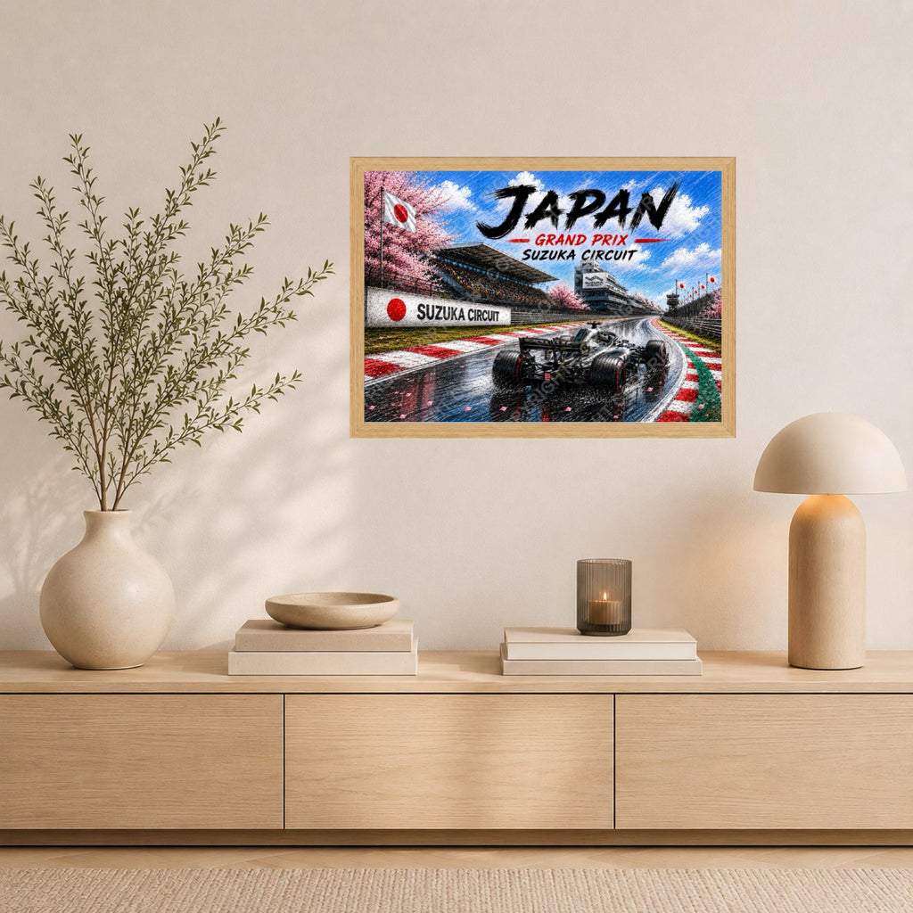 Japan - Suzuka Illustrated Edition with Frame. 