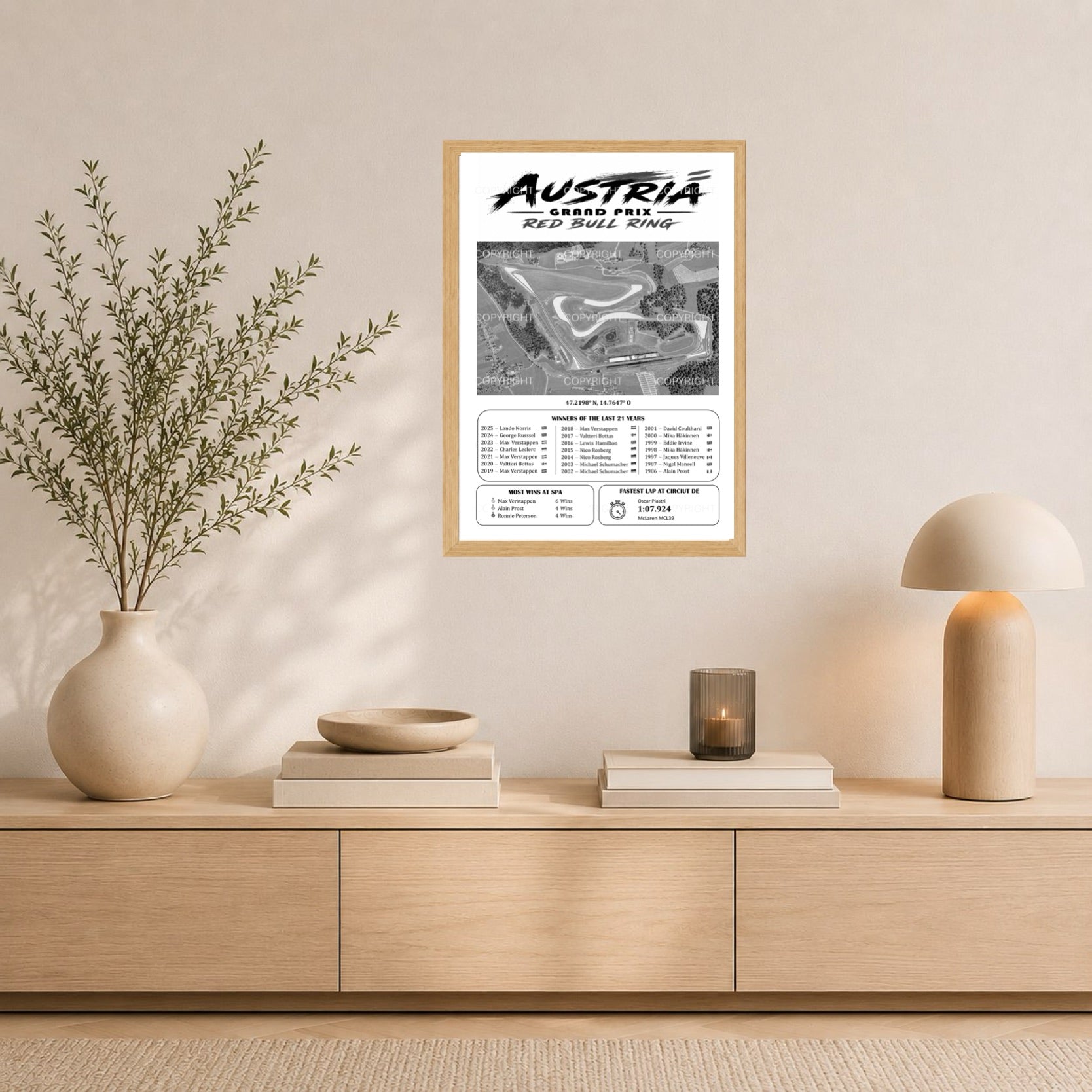 Austria - RedBull Ring Champions Edition (Black&White)
