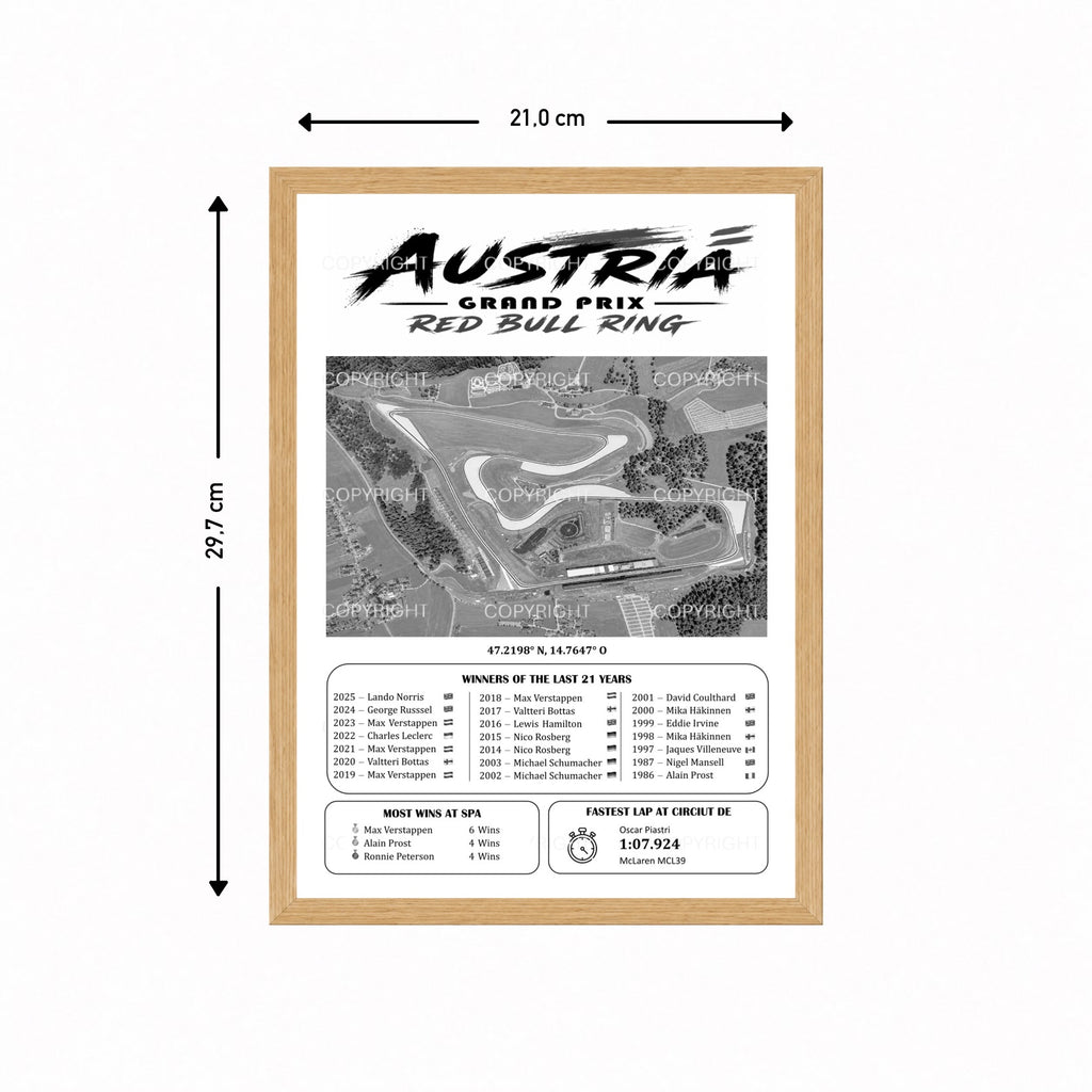 Austria - RedBull Ring Champions Edition (Black&White)