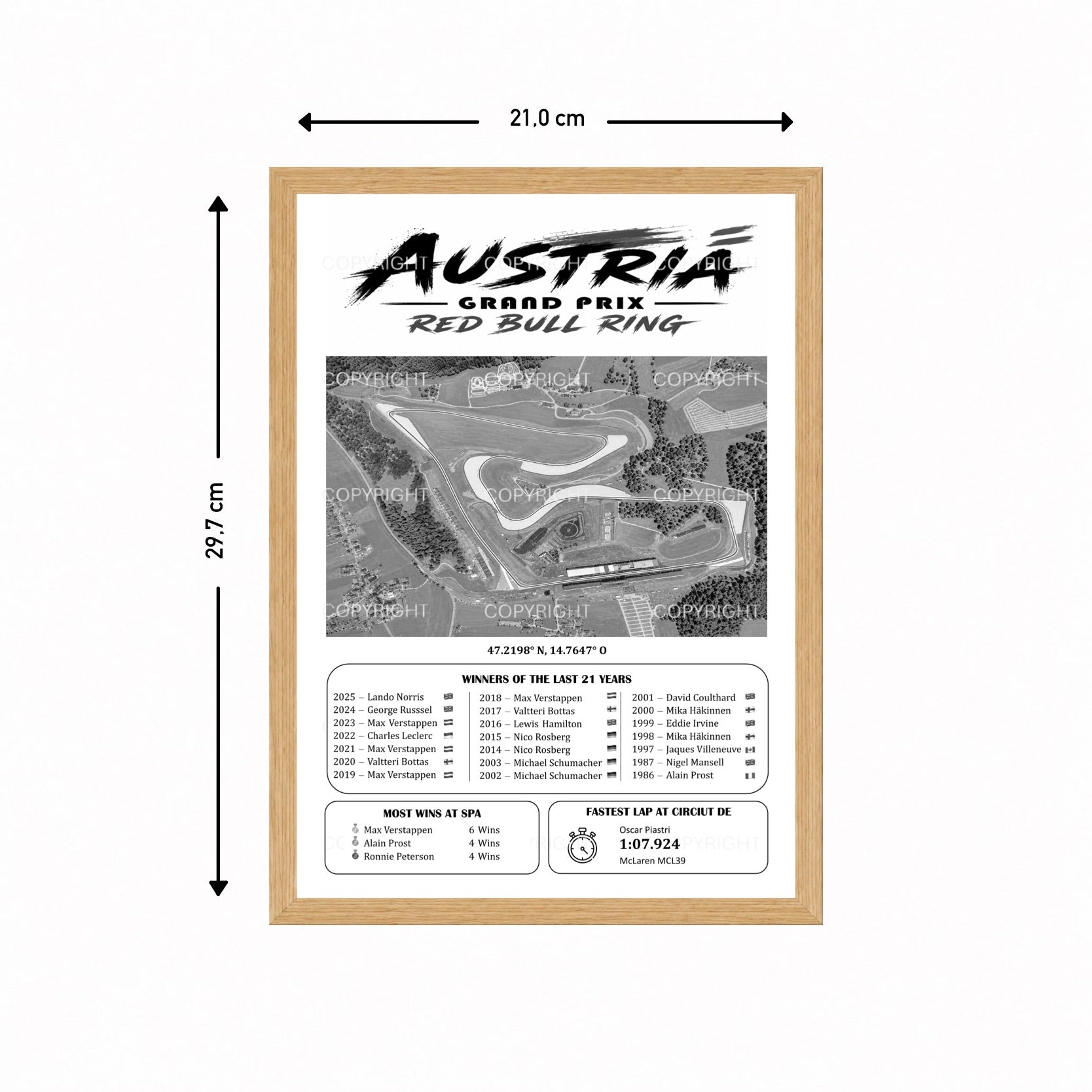 Austria - RedBull Ring Champions Edition (Black&White)