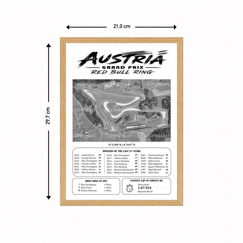 Austria - RedBull Ring Champions Edition (Black&White)