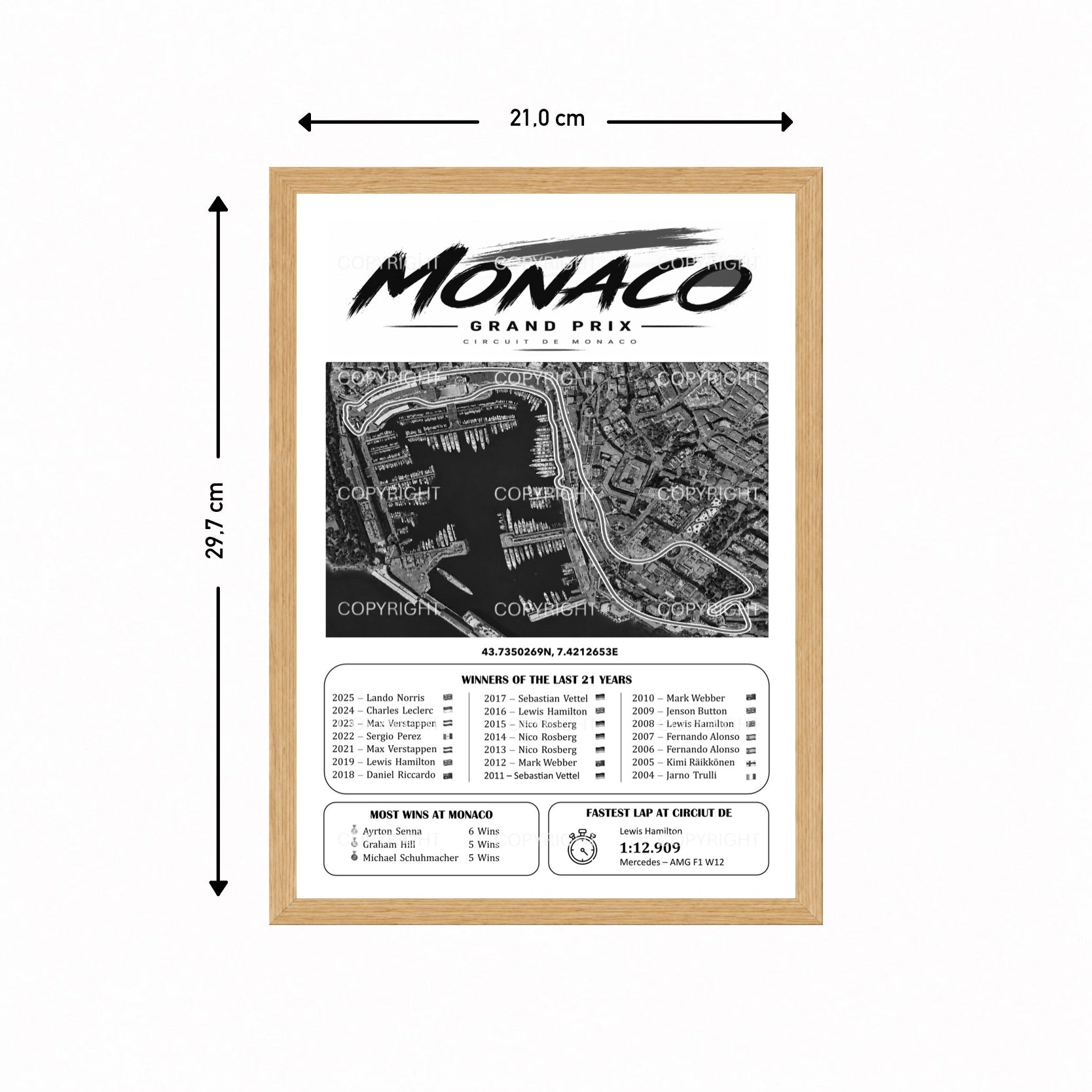 Monaco - Circuit de Monaco Champions Edition (Black&White)