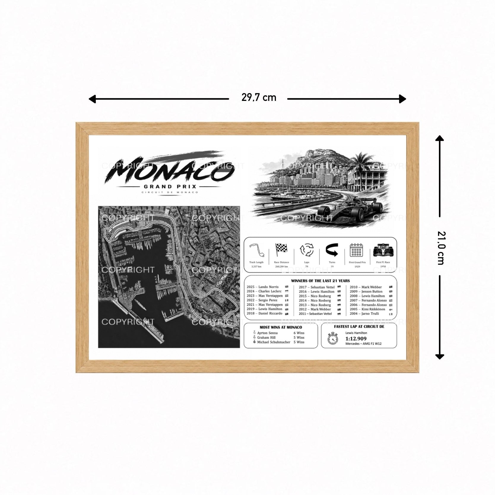 Monaco - Circuit de Monaco Champions Edition (Black&White)