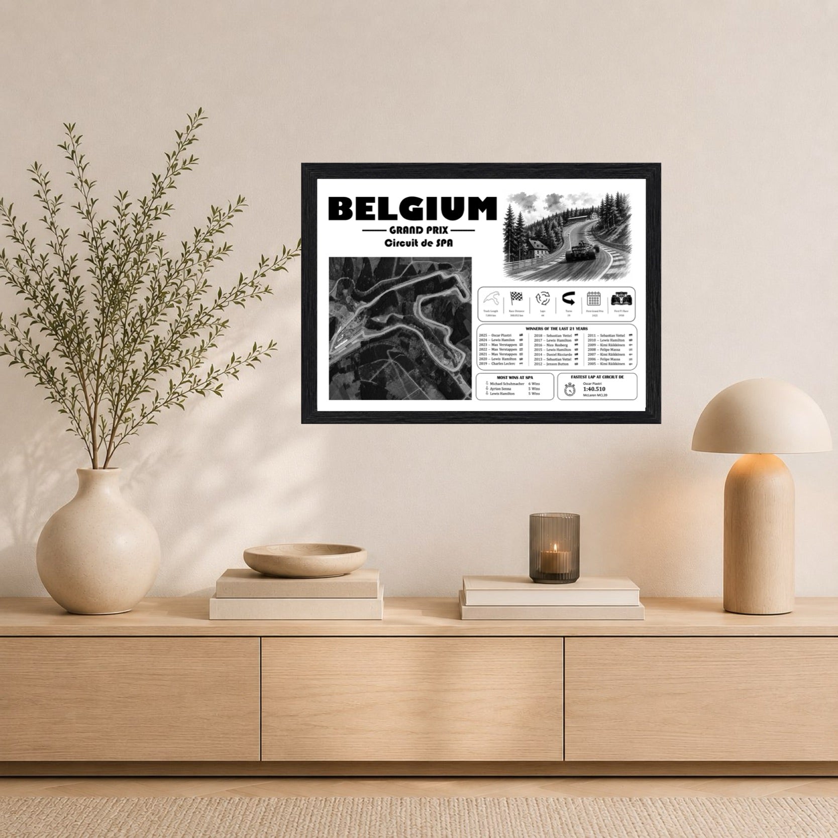 Belgium Champions Edition Black&White Landscape